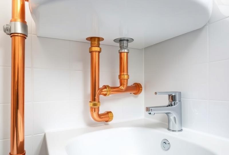 Bathroom Pipe Replacement - After